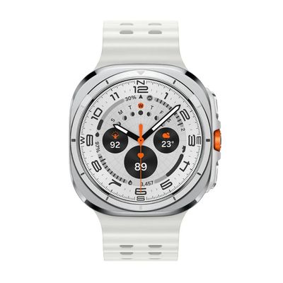 Imagen 2 del producto Galaxy Watch Ultra 47mm 4GLTE 202564gb-Titan SilverAb. White Band Plateado