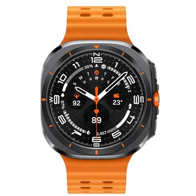 Imagen 2 del producto Galaxy Watch Ultra 47mm 4GLTE 2025 Titan Gray Orange Band Gris