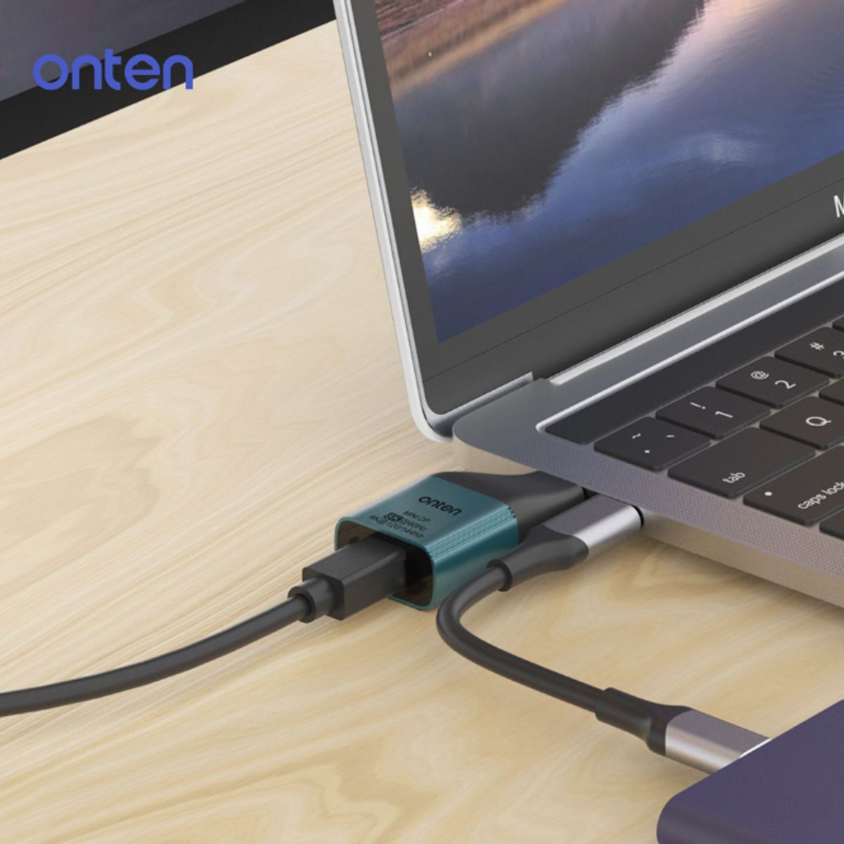 GENERICO - Adaptador USB-C a Mini DisplayPort 8K60Hz Onten OTN-UC103M