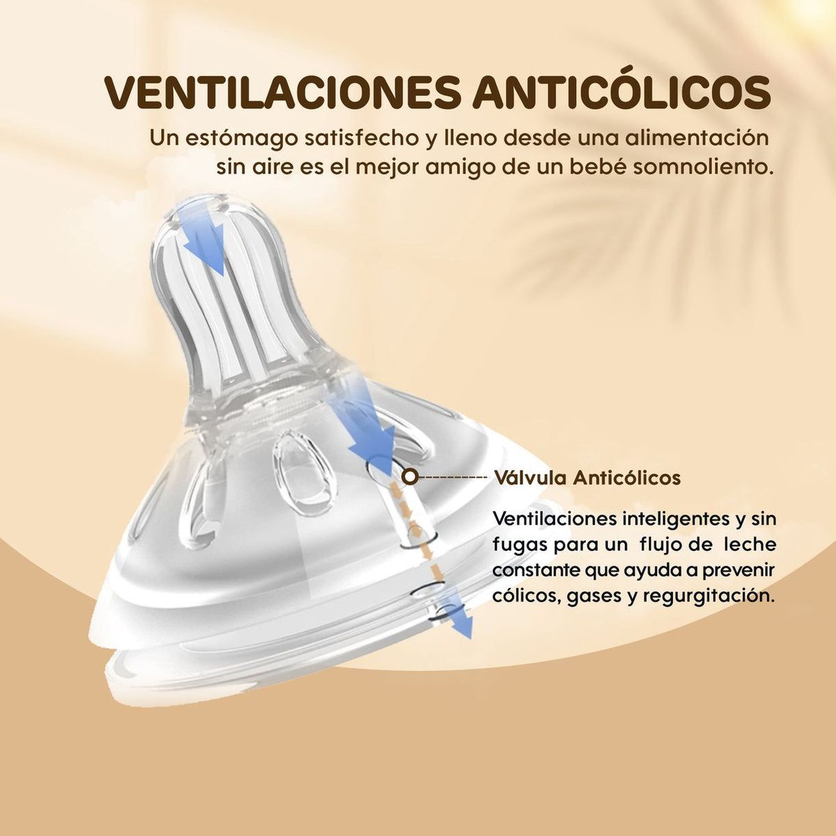 AIWIBI - Mamadera Biberón Anticólicos Aiwibi 120ml Tritan Rosada