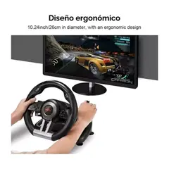 MOVI - Volante Simulador Con Pedales Para PC, PS3, PS4, X-SERIES XLS, SWITCH
