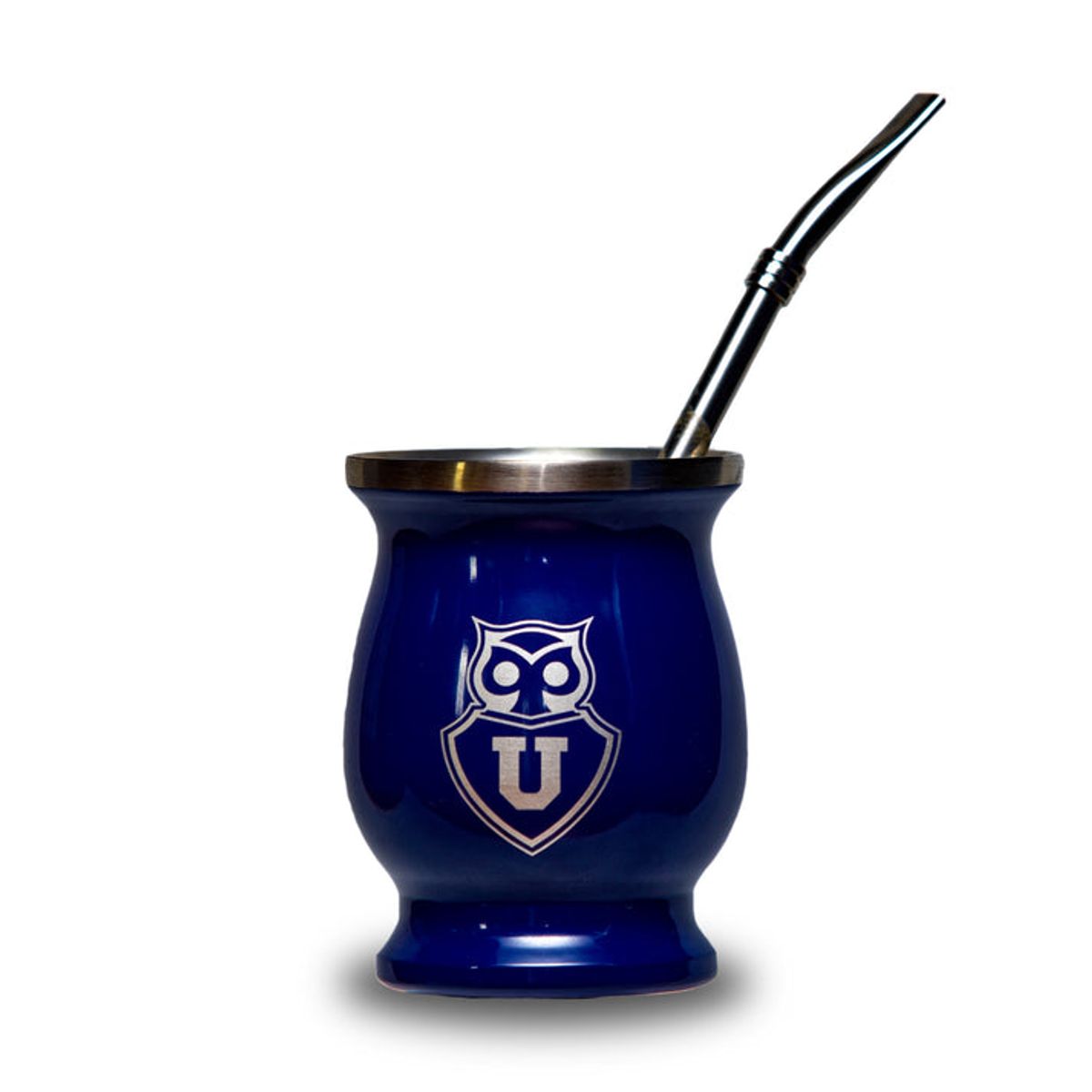 TITANIO - MATE CON BOMBILLA CLASICO U DE CHILE