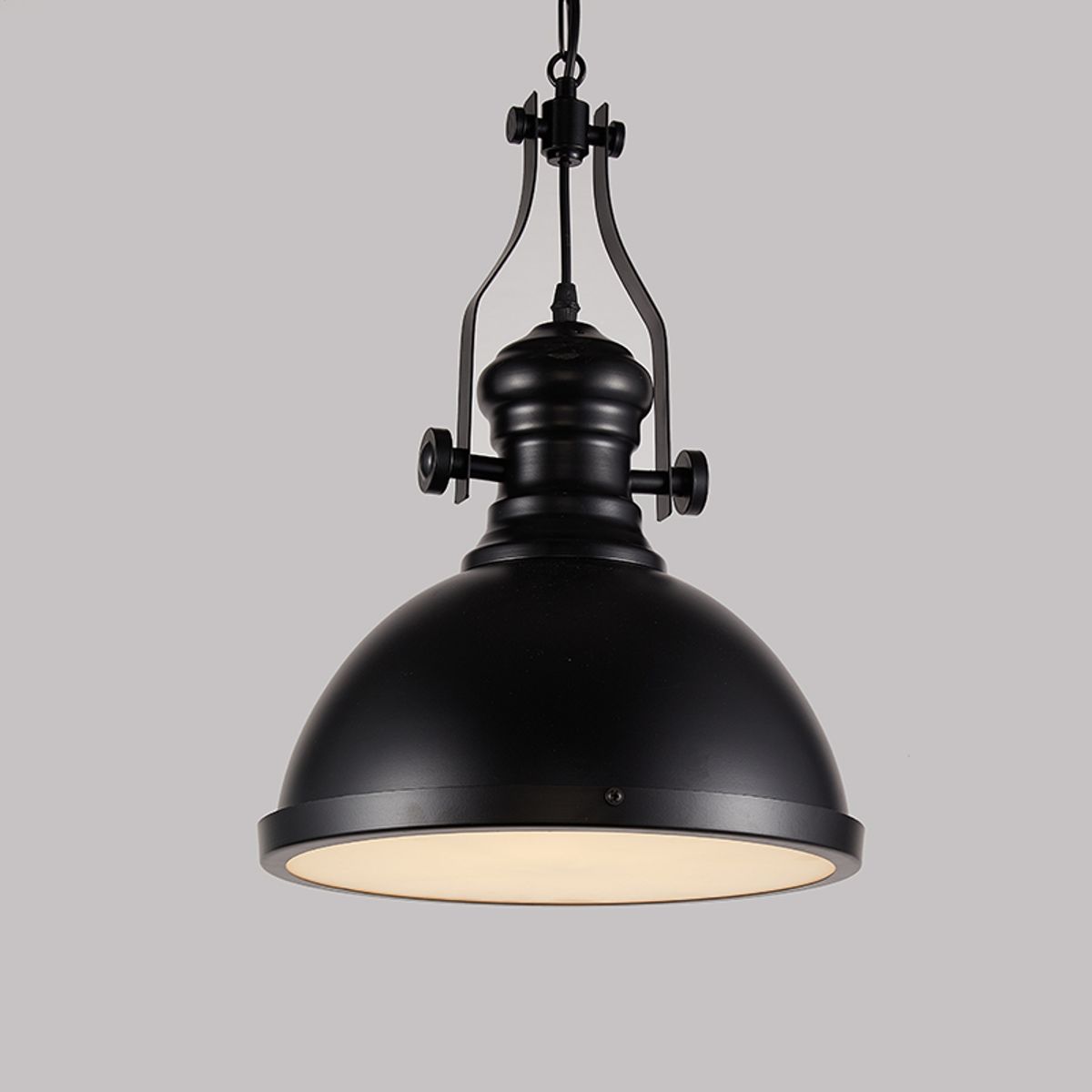 Lámpara Colgante Industrial E 27 con pantalla Difusora, marca WANT - Foto Principal