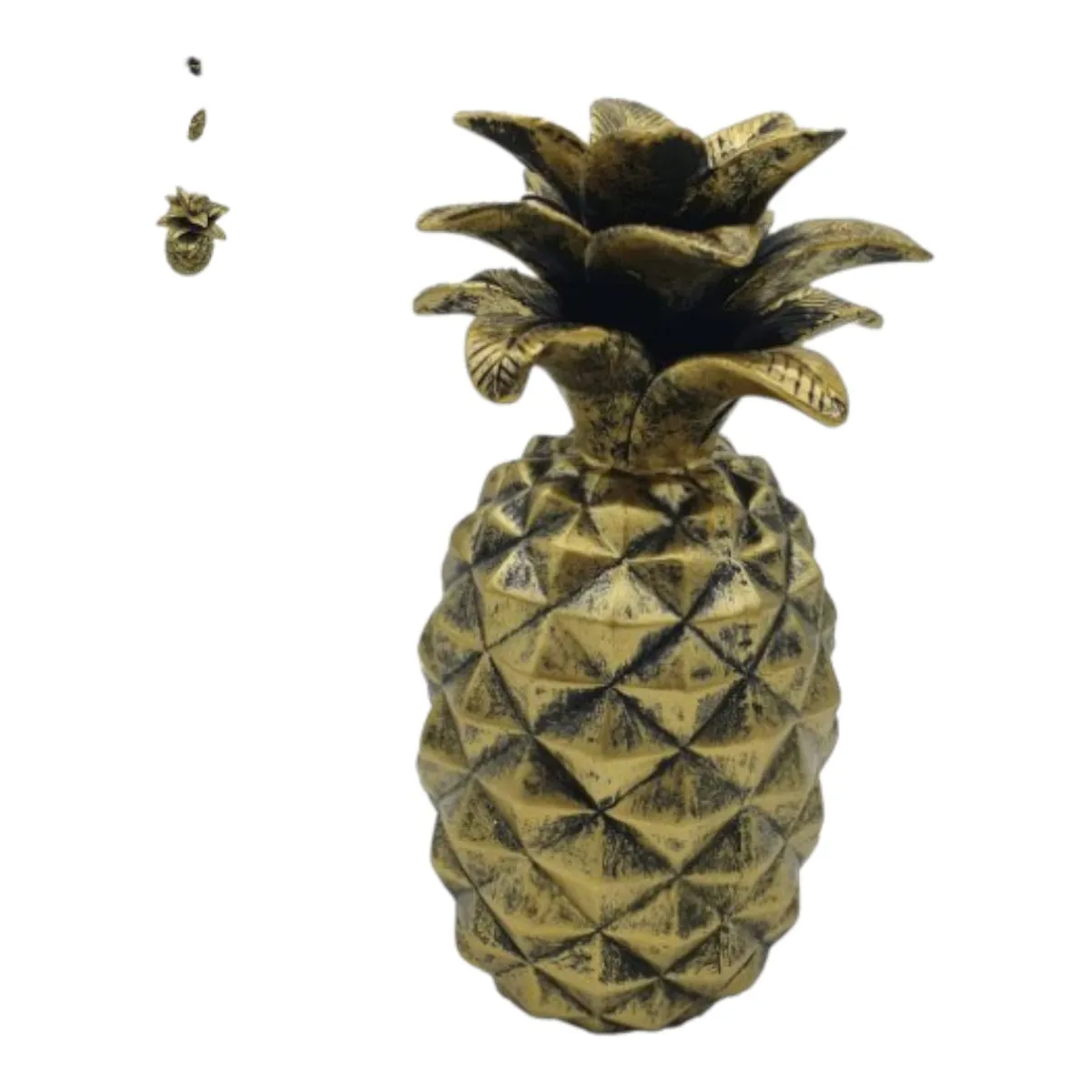 GENERICO - Piña Figura Decorativa Piña Dorado