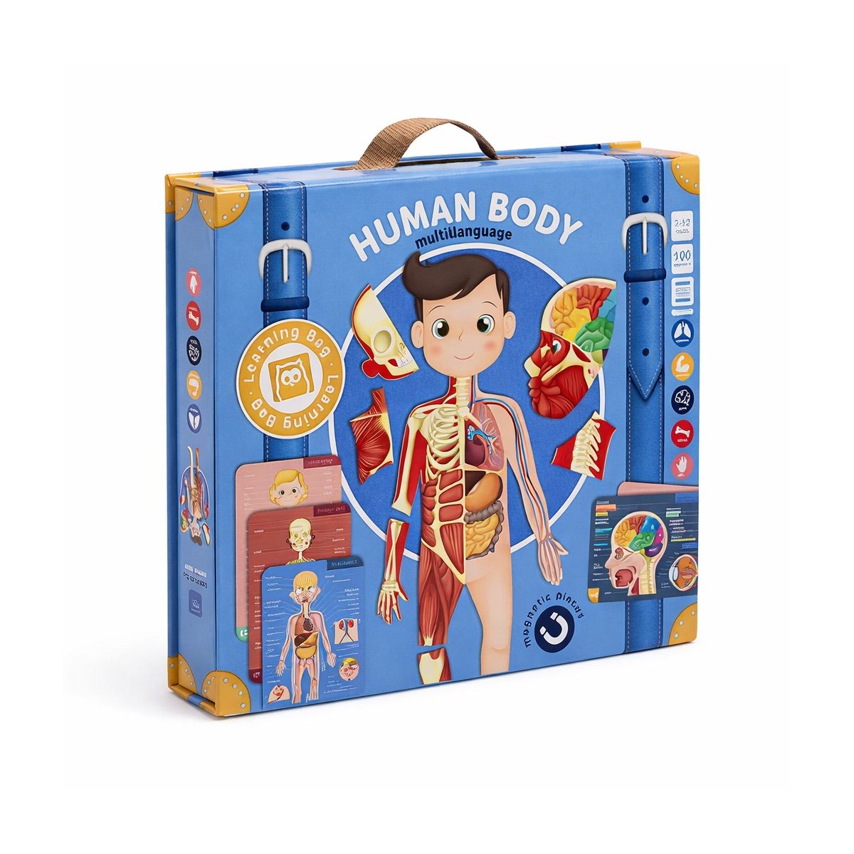 EUREKAKIDS - Maletín Magnético Cuerpo Humano Eureka Kids