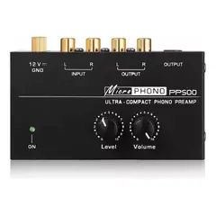 ASIAQUALITY - Preamplificador Para Tornamesa pp500 Con Control De Volumen