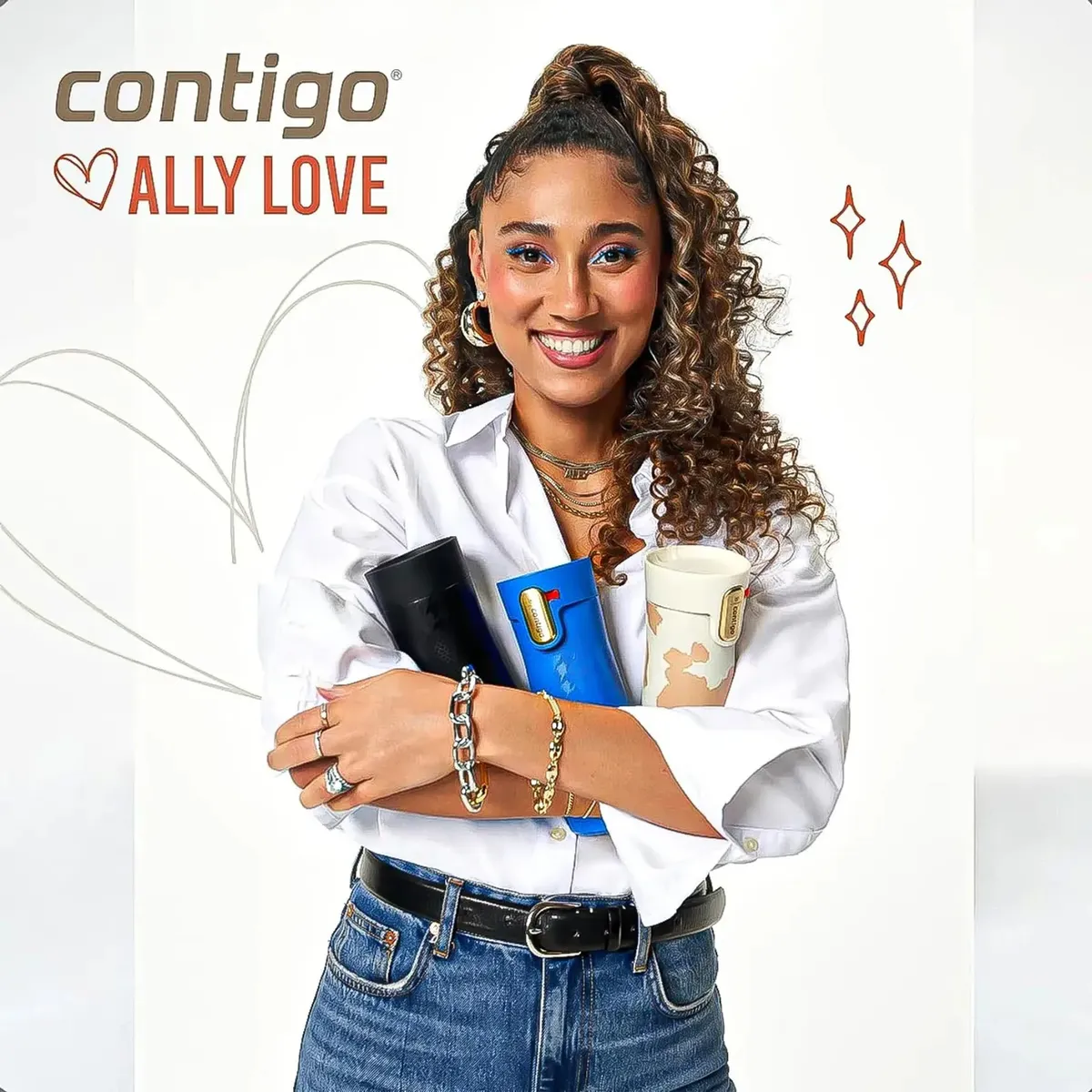 CONTIGO - Vaso Térmico Contigo 473ml Mug Allylove Autoseal De Acero Inoxidable Vaso Color Beige
