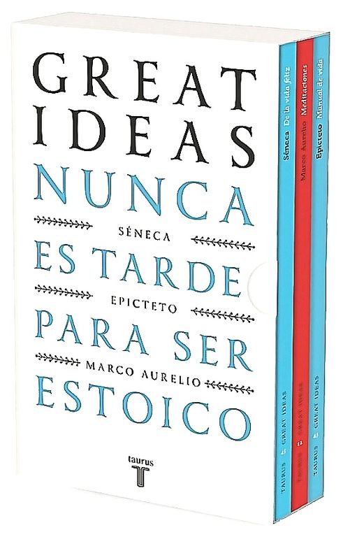 Libro Nunca es tarde para ser estoico - Serie Great Ideas