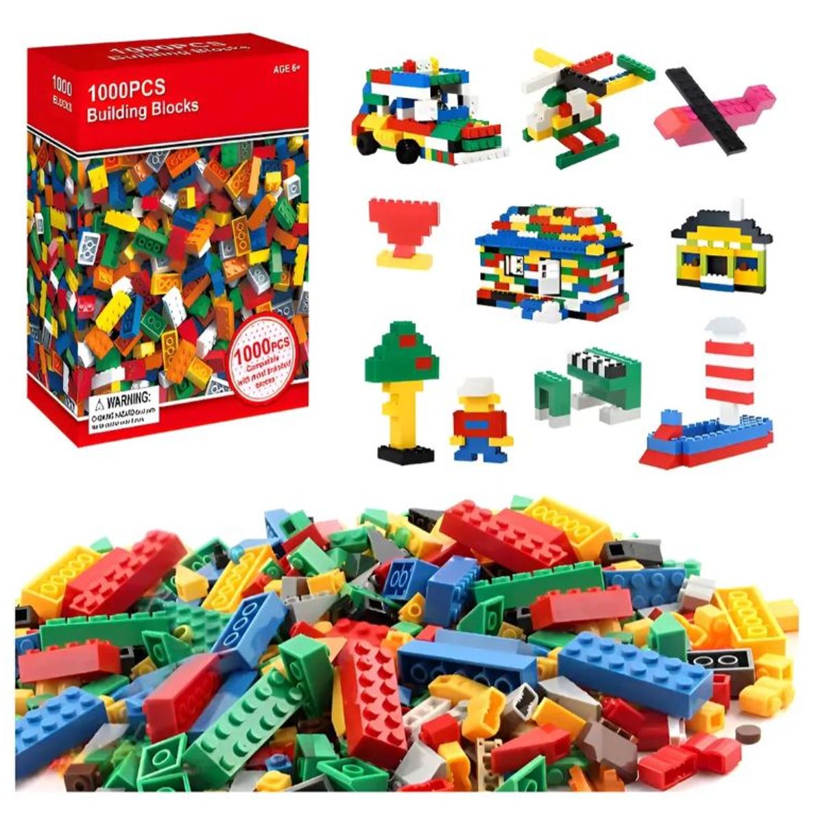 GENERICO - Juguetes De Bloques De Construcción 1000 Piezas 1000