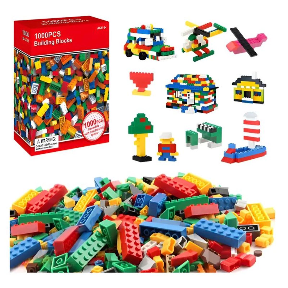 GENERICO - Juguetes De Bloques De Construcción 1000 Piezas 1000