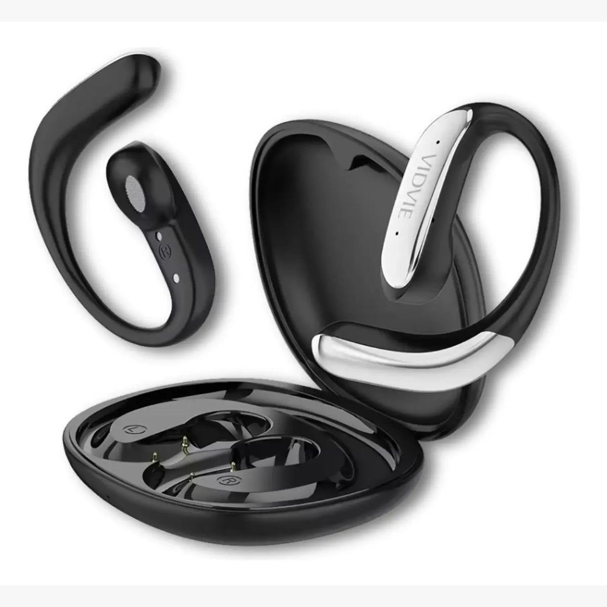 GENERICO - Audifonos Deportivos Oido Abierto Open Ear Bluetooth Negro Vidvie Bt892
