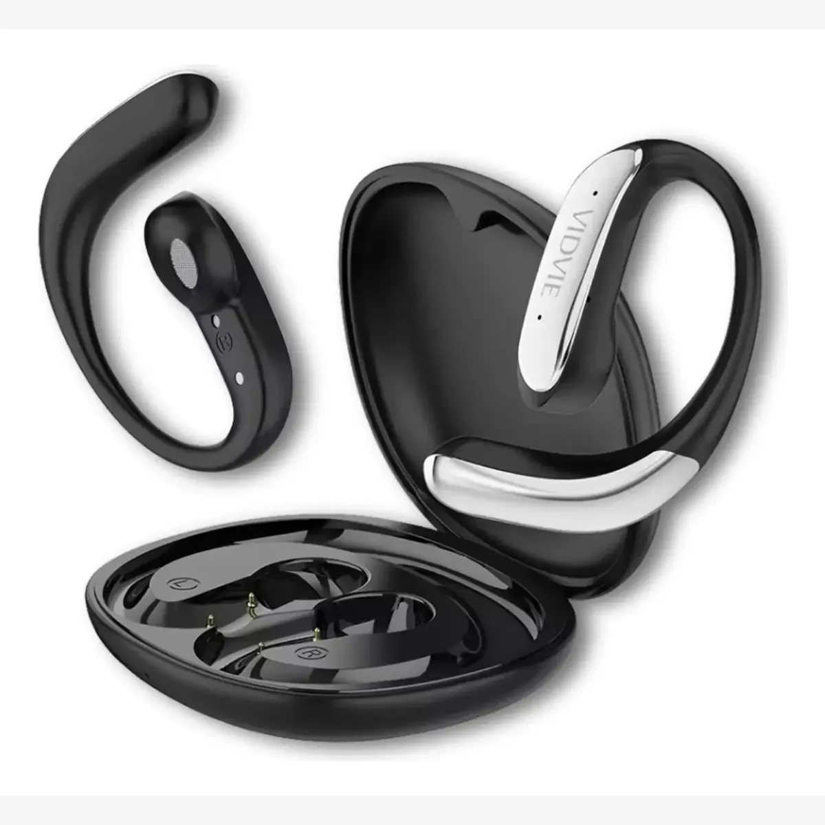 GENERICO - Audifonos Deportivos Oido Abierto Open Ear Bluetooth Negro Vidvie Bt892