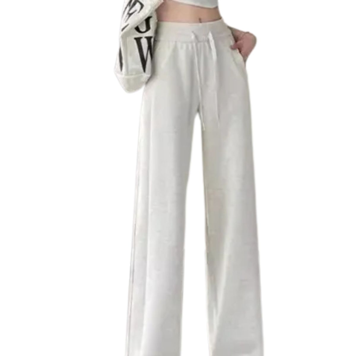 LOOK SHOP - Pantalón Mujer Palazzo Algodón. Buzo Lulu Calidad Premium 819