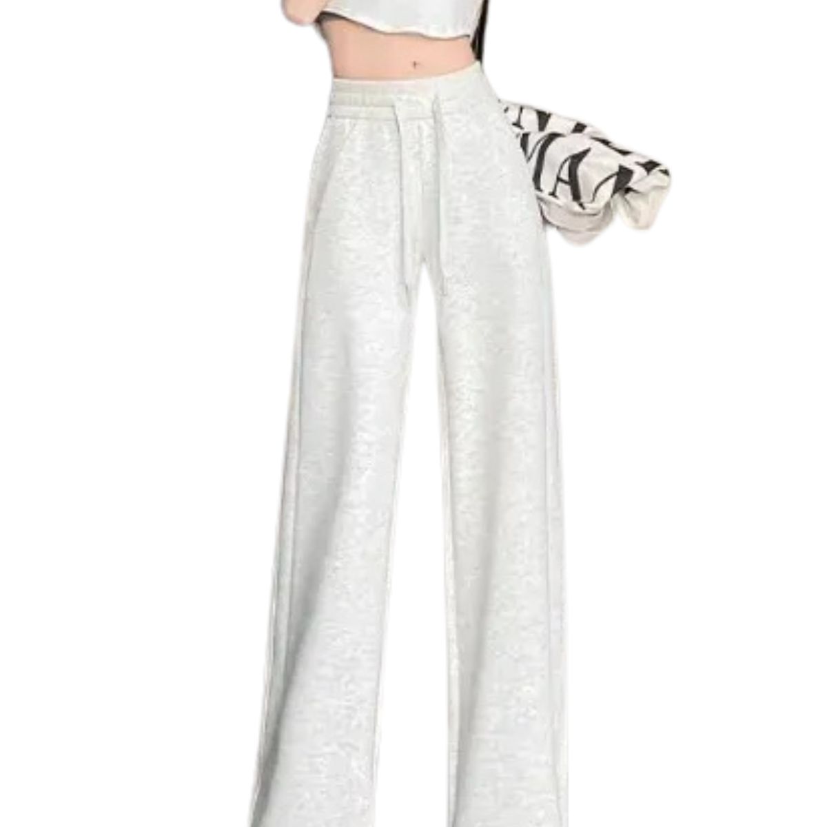 LOOK SHOP - Pantalón Mujer Palazzo Algodón. Buzo Lulu Calidad Premium 819