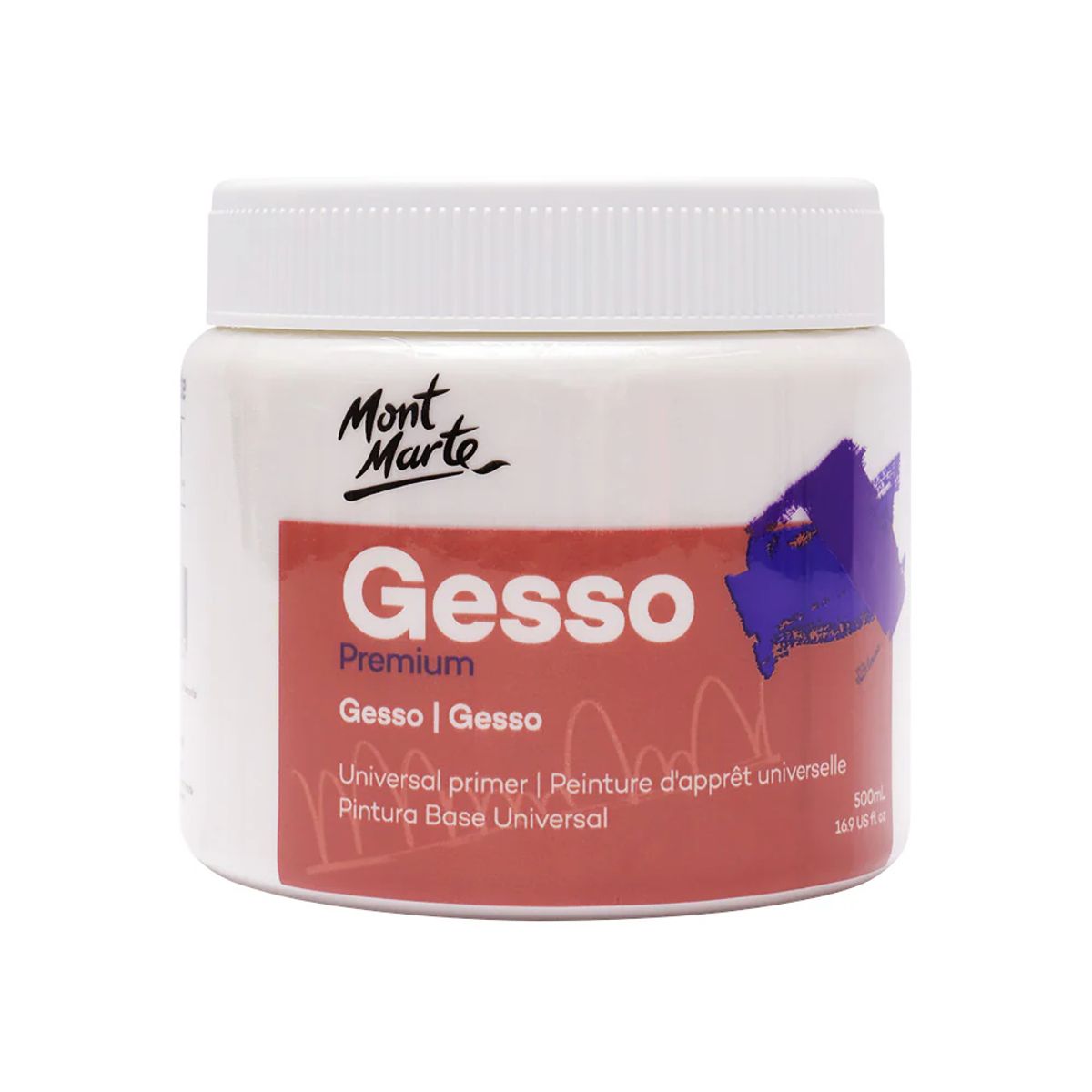 MONT MARTE - Mont Marte Gesso Imprimante Universal Blanco 500ml