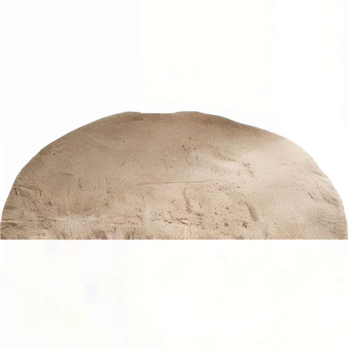 GENERICO - ALFOMBRA REDONDA DE TEXTURA PREMIUM  150CM X 150CM DECORATIVA COLOR BEIGE