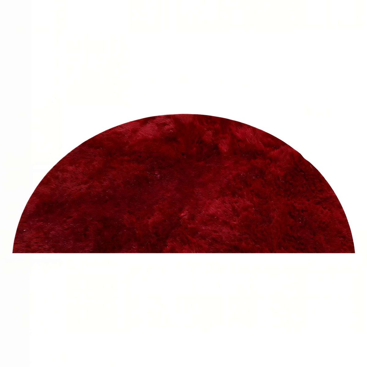 GENERICO - ALFOMBRA REDONDA PREMIUM   150CM X 150CM DECORATIVA COLOR BURDEO