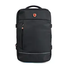 SWISS BAG - Mochila de viaje Viral Plus tipo maleta con usb negra