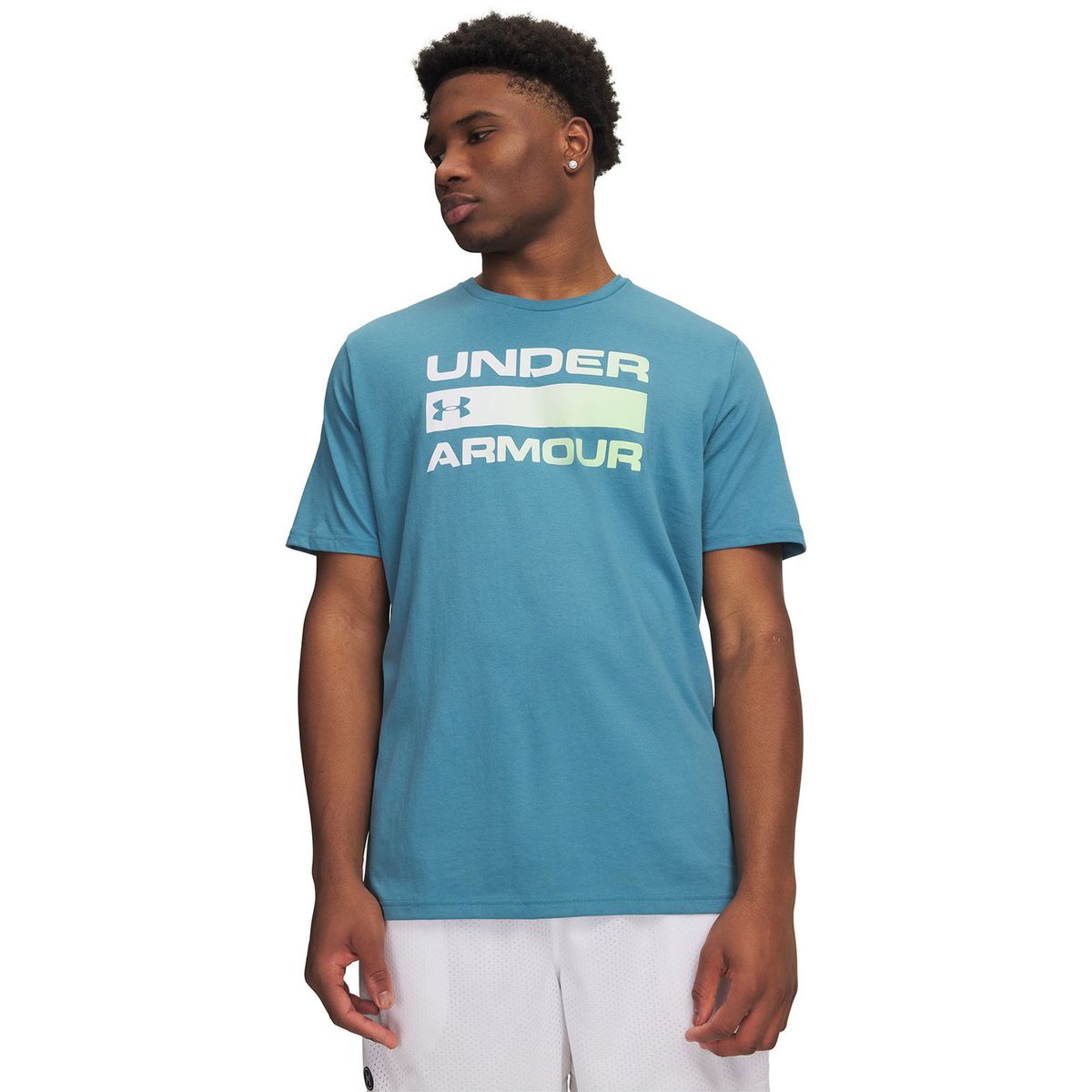 UNDER ARMOUR - Polera M/C Hombre Team Issue Wordmark Polera Azul UNDER ARMOUR
