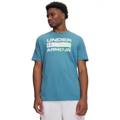 UNDER ARMOUR - Polera M/C Hombre Team Issue Wordmark Polera Azul