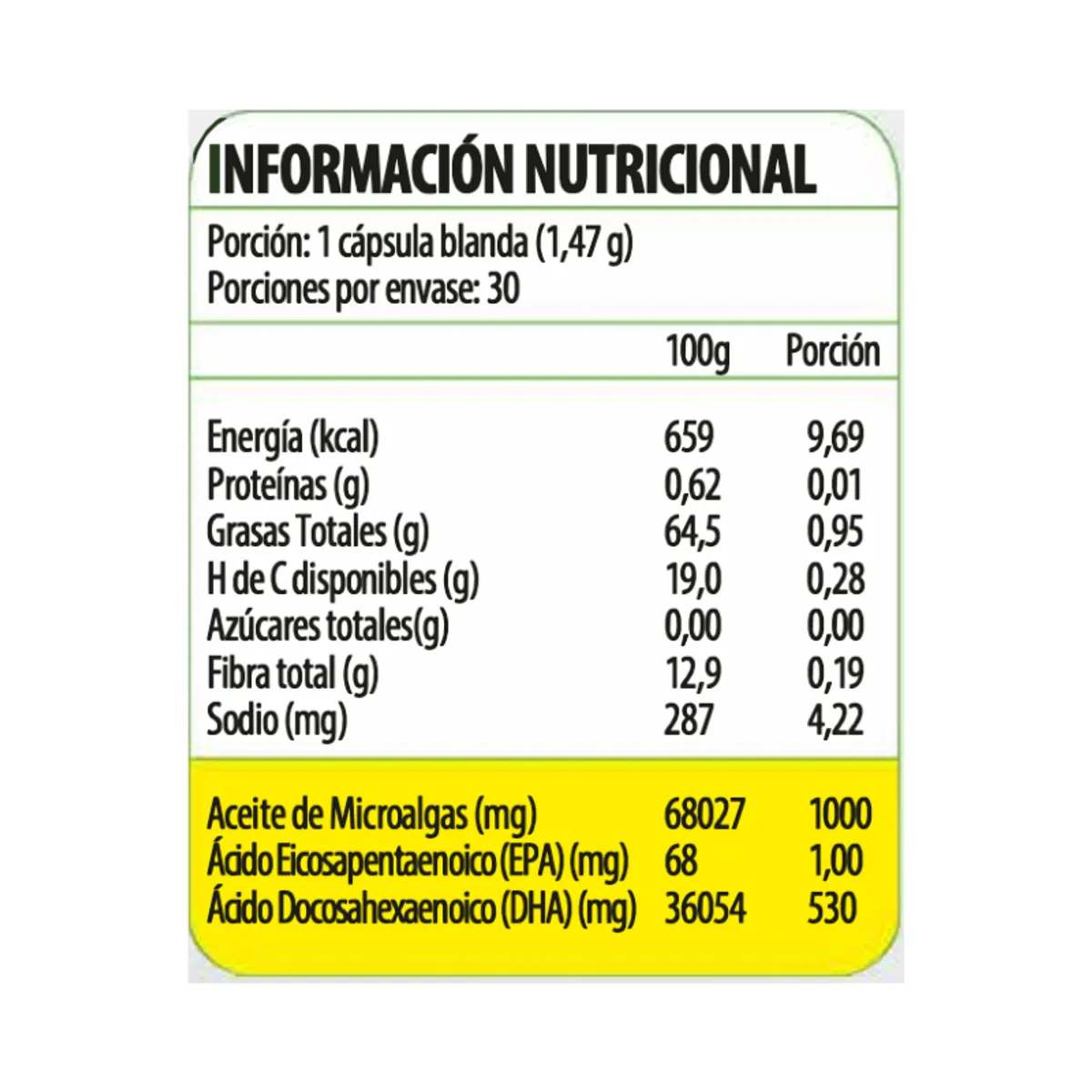 NEWSCIENCE - Omega 3 Up Vegano Dha 30 Capsulas Newscience