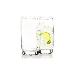 CRISTAR - Set 6 Vasos Altos 390cc Cooler Napoles Allegra Transparente