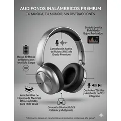 GENERICO - Audífonos Bluetooth Premium - Edición Ultra-Confort
