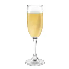 CRISTAR - Set 6 Copas Flute Champagne Vidrio Premiere