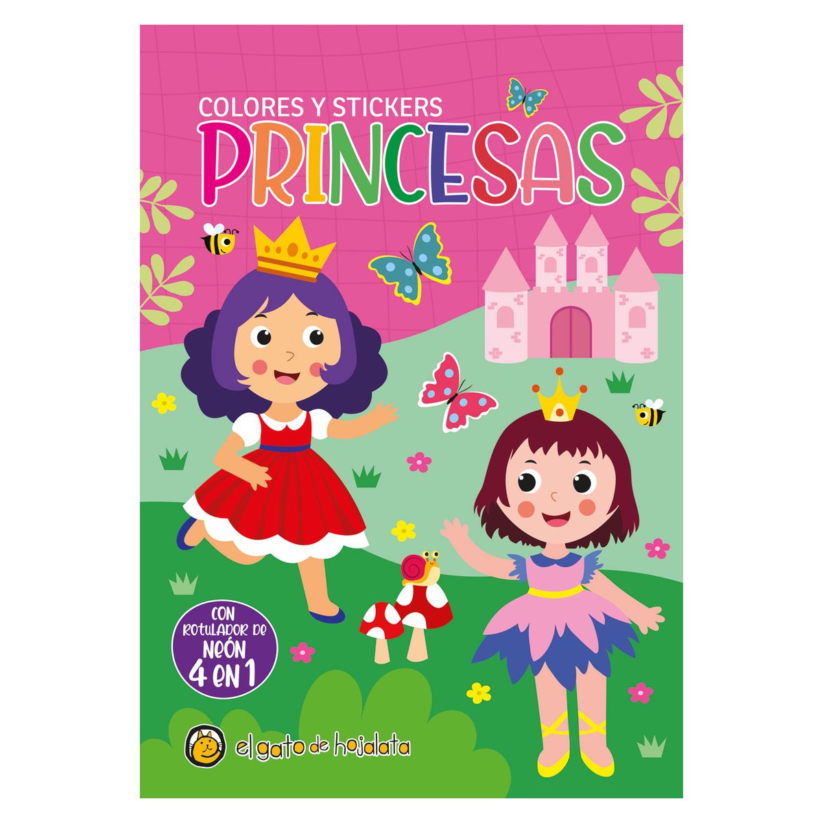 EDITORIAL GUADAL - Libro Princesas-Colores Y Stickers