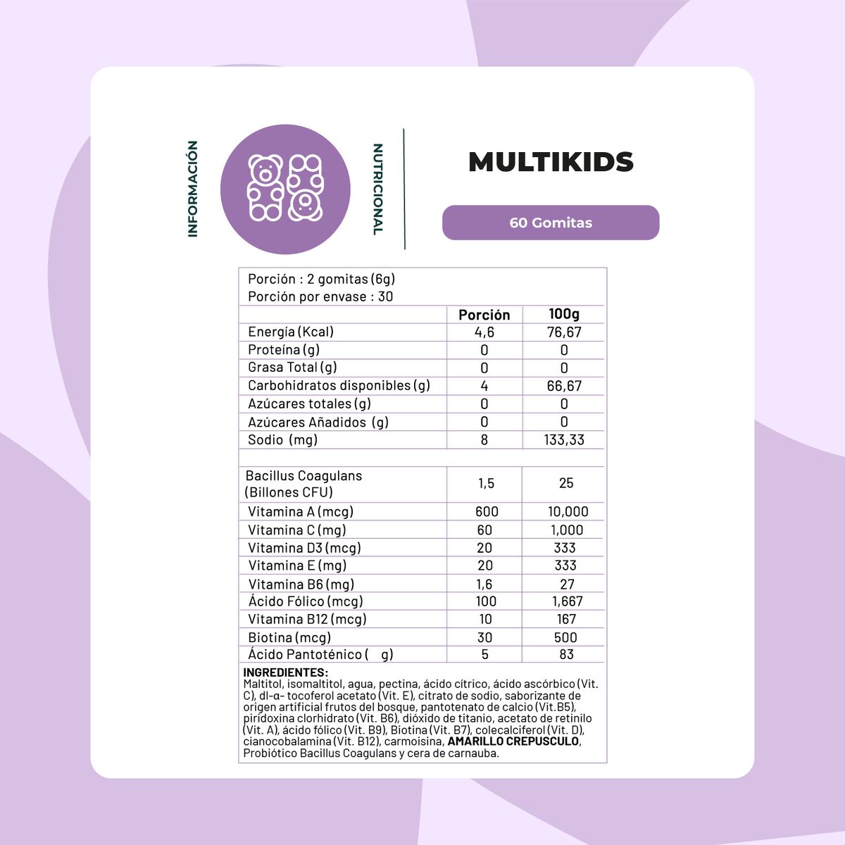 KARUNLIFE - Pack Multi Kids + Melena De Leon Mini 120 Un Karun Life