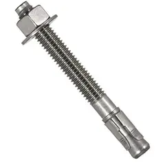 GENERICO - Perno De Anclaje Zincado Expansion 1/4 X 3.3/4  25Unidades
