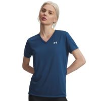 Polera M/C Mujer Tech Azul