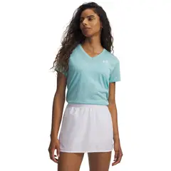 UNDER ARMOUR - Polera M/C Mujer Tech Twist Azul