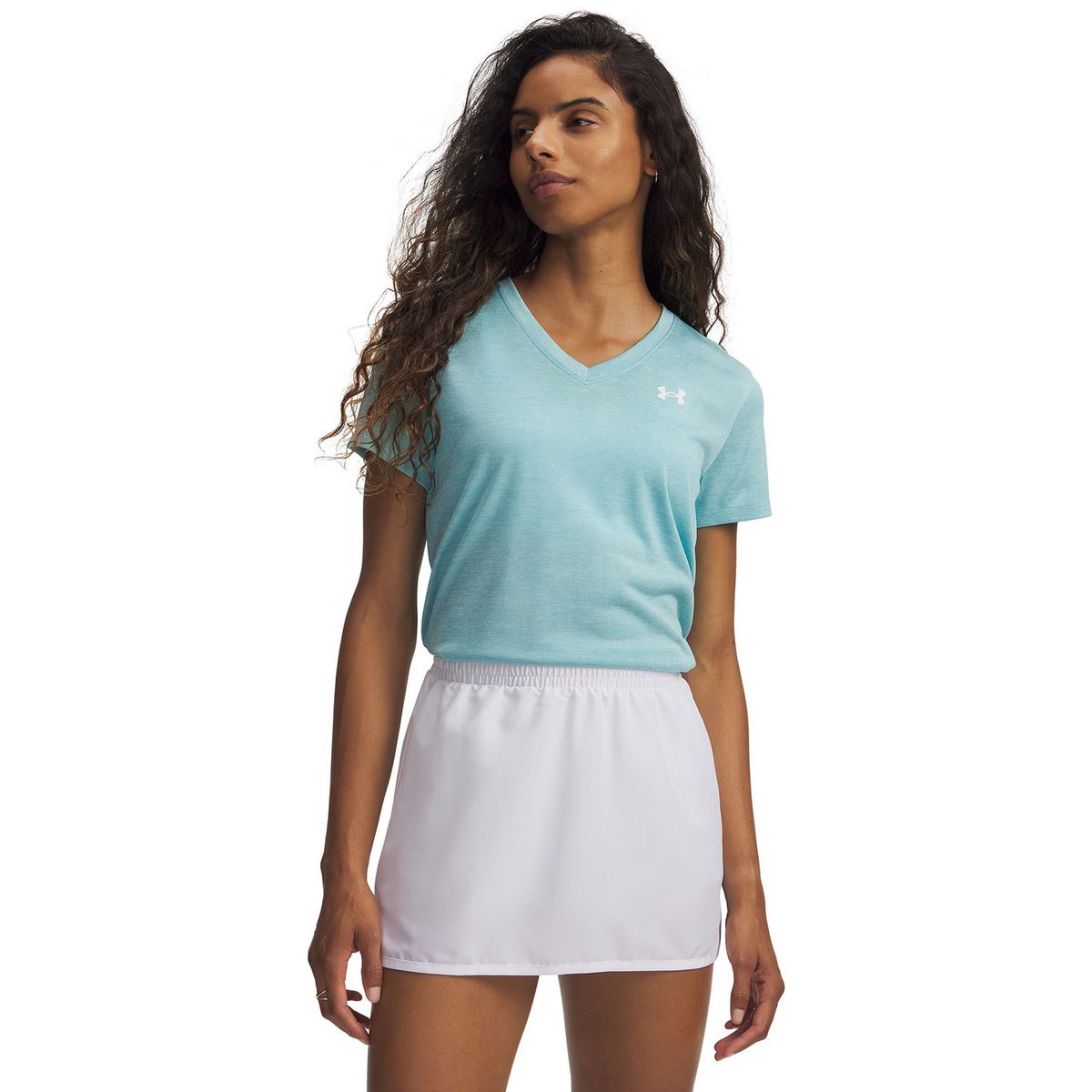 UNDER ARMOUR - Polera M/C Mujer Tech Twist Azul UNDER ARMOUR