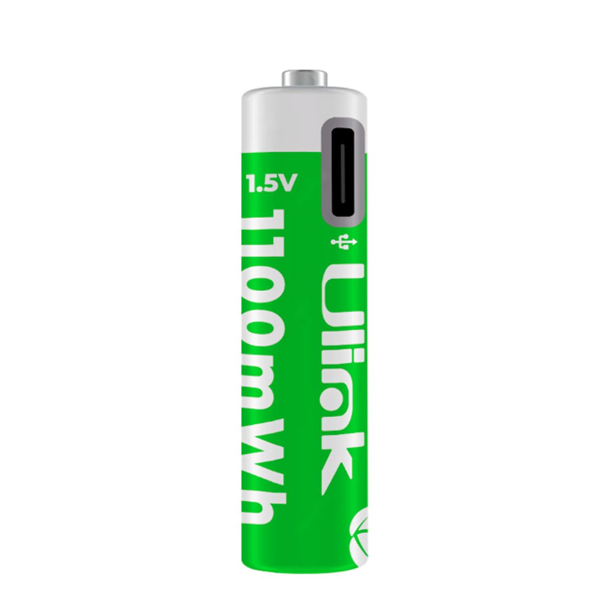 ULINK - Pilas Recargable 2xAAA Carga USB-C de 1100mWh Ulink