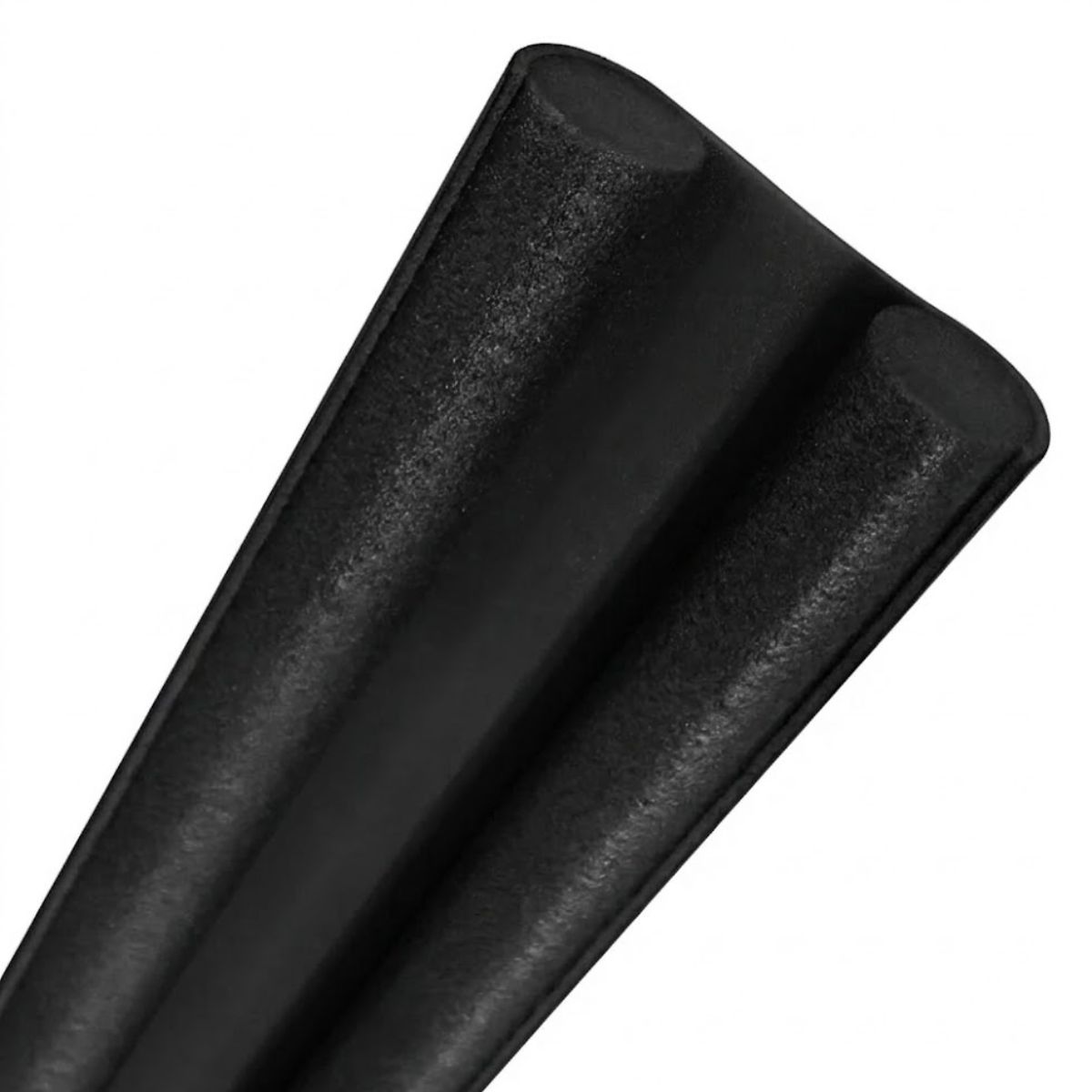 GENERICO - Aislante Doble Para Puerta Y Ventanas De 45mm X 93cm Burlete Negro