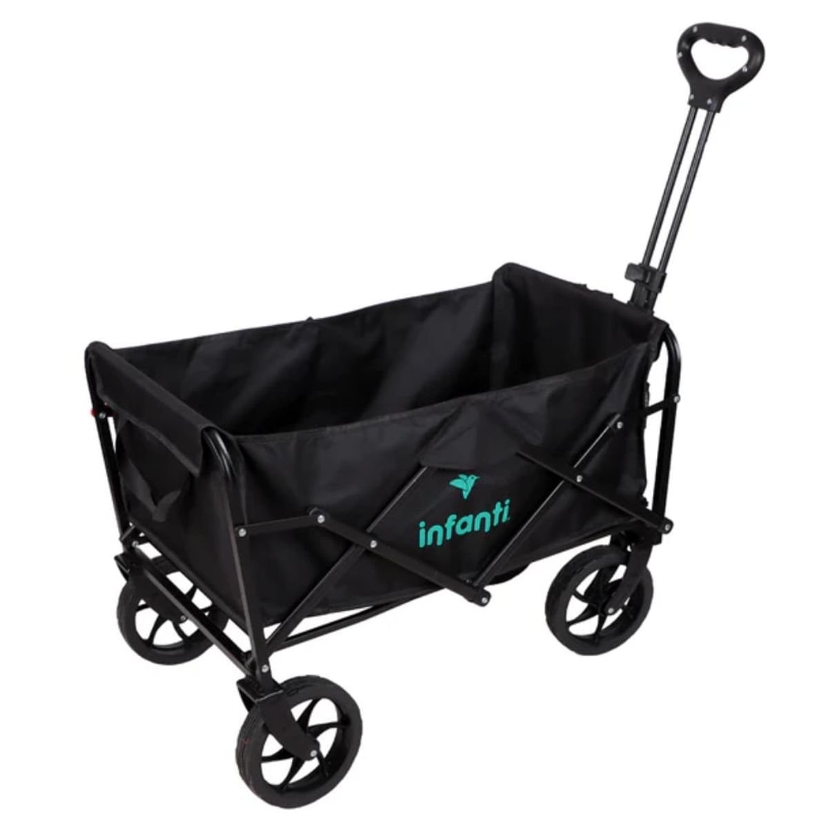 INFANTI - Carrito Plegable Organizador Negro INFANTI
