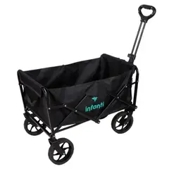 INFANTI - Carrito Plegable Organizador Negro
