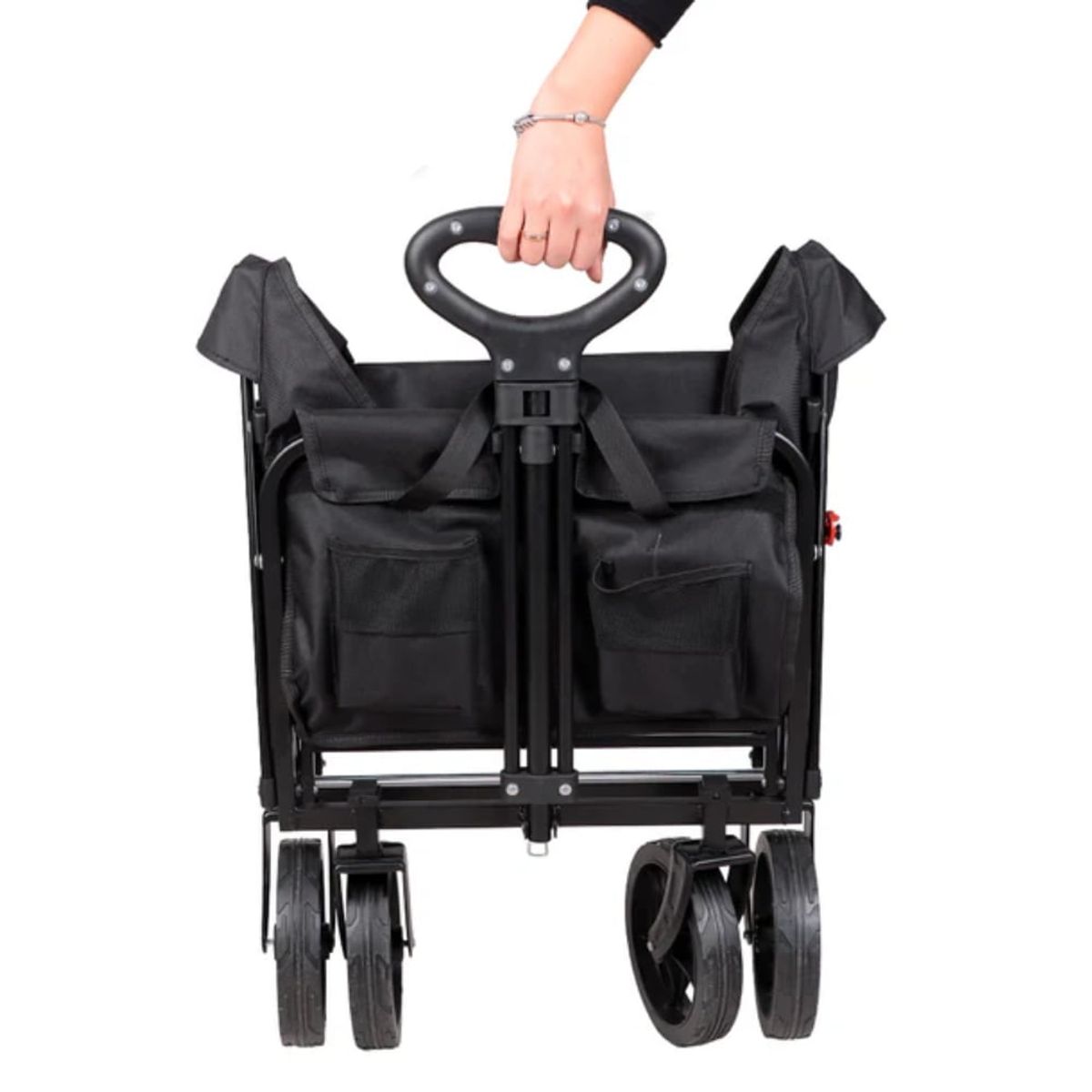 INFANTI - Carrito Plegable Organizador Negro INFANTI