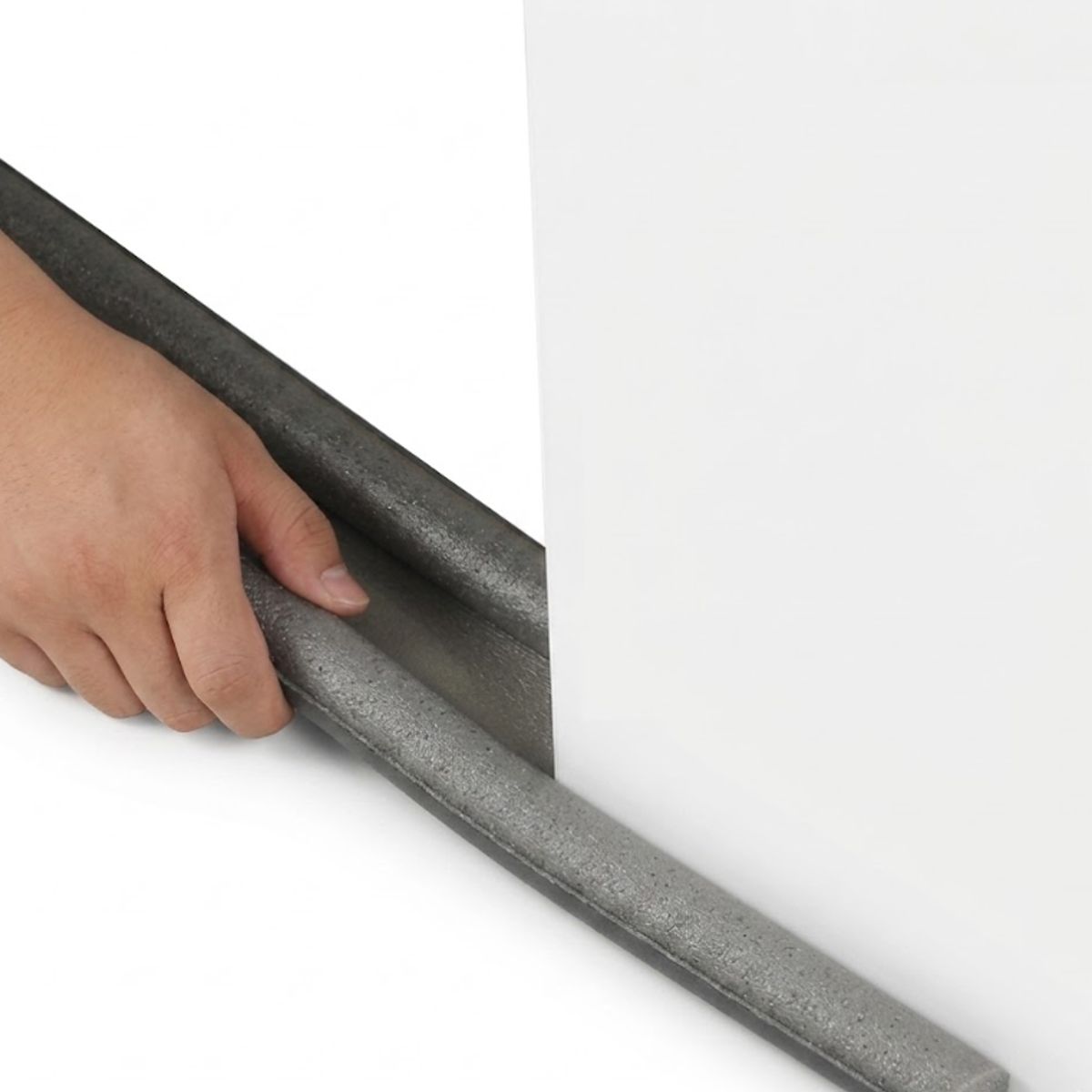 GENERICO - Aislante Doble Para Puerta Y Ventanas De 45mm X 93cm Burlete Gris