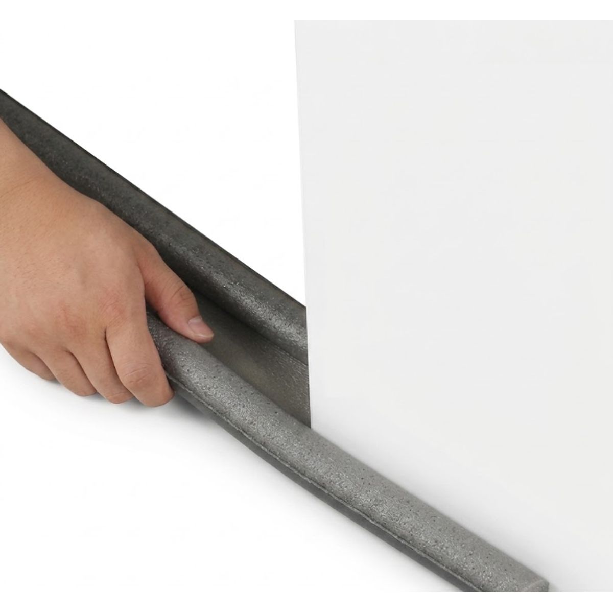GENERICO - Aislante Doble Para Puerta Y Ventanas De 45mm X 93cm Burlete Gris