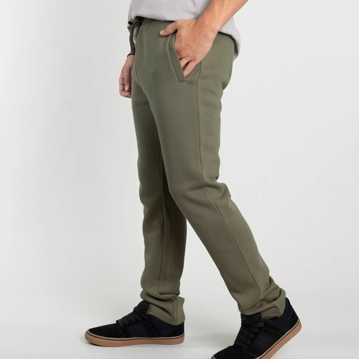 POLEMIC - Jogger franela sin puños Juvenil Standar Fit Verde Polemic