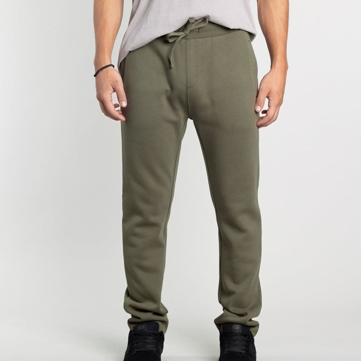 POLEMIC - Jogger franela sin puños Juvenil Standar Fit Verde Polemic