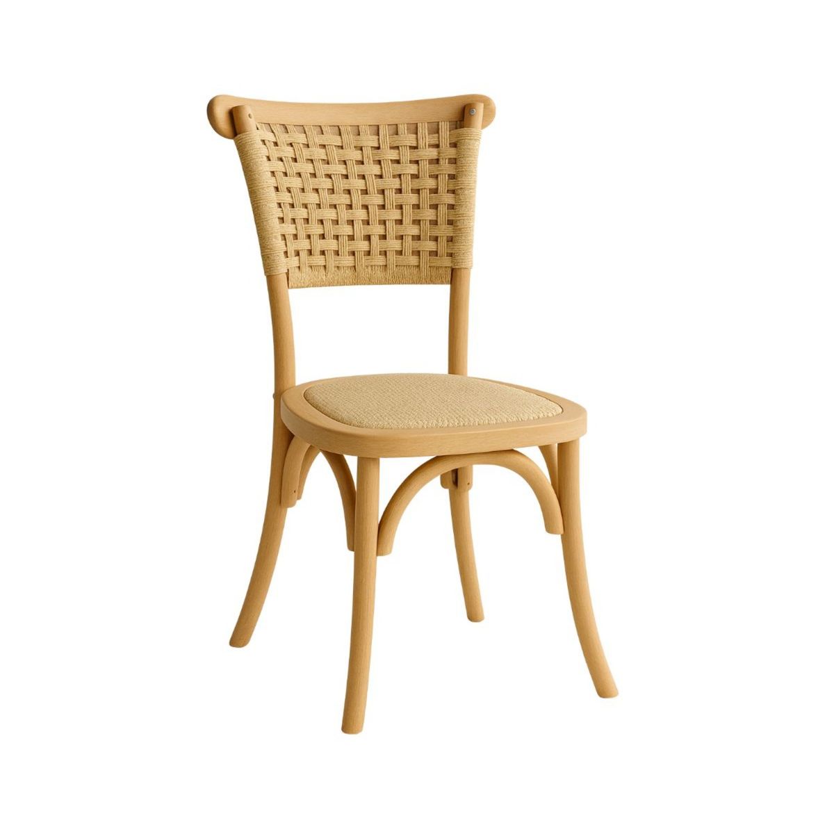 HABITA2 CHILE - Silla con Madera de Yute Greta Wegner
