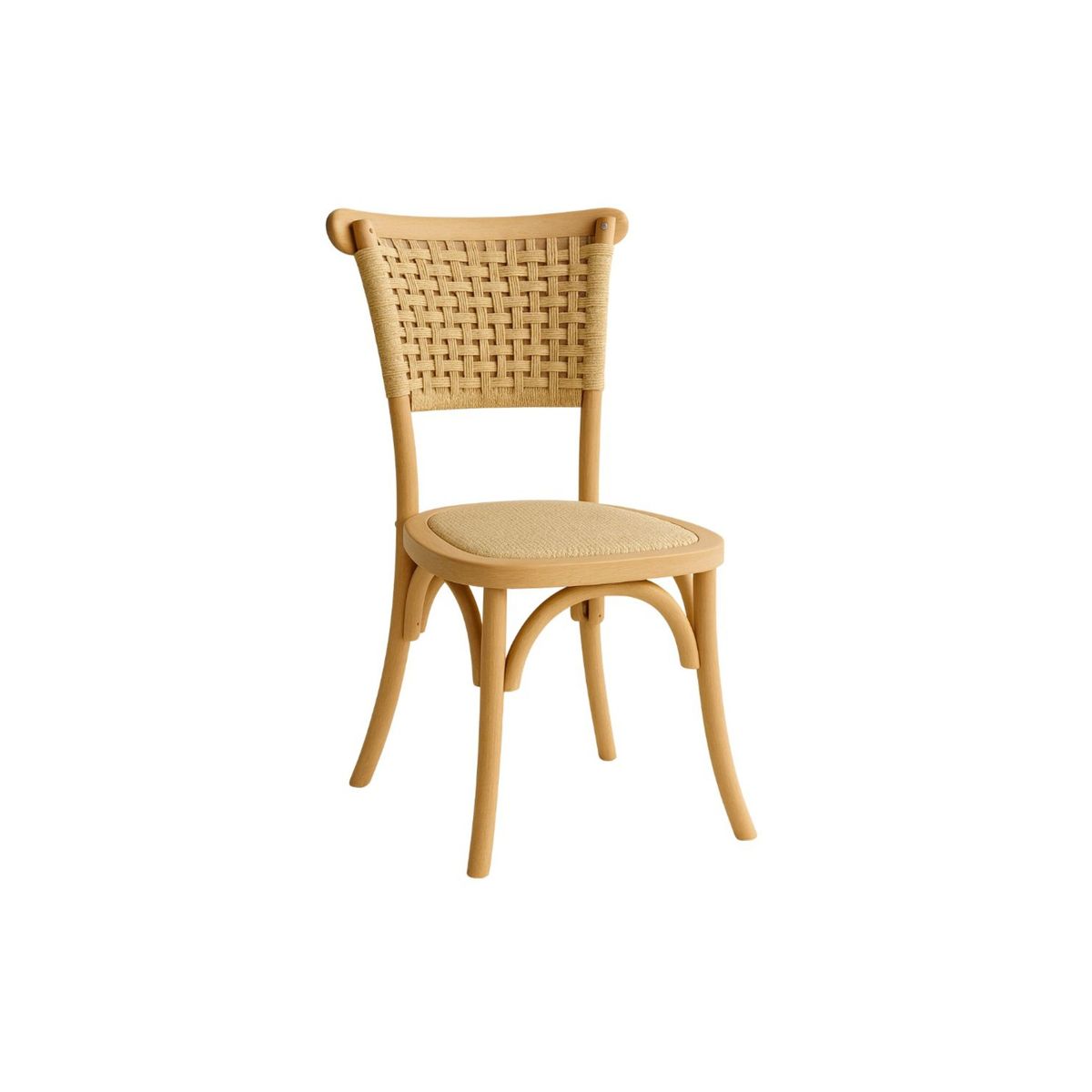 HABITA2 CHILE - Silla con Madera de Yute Greta Wegner