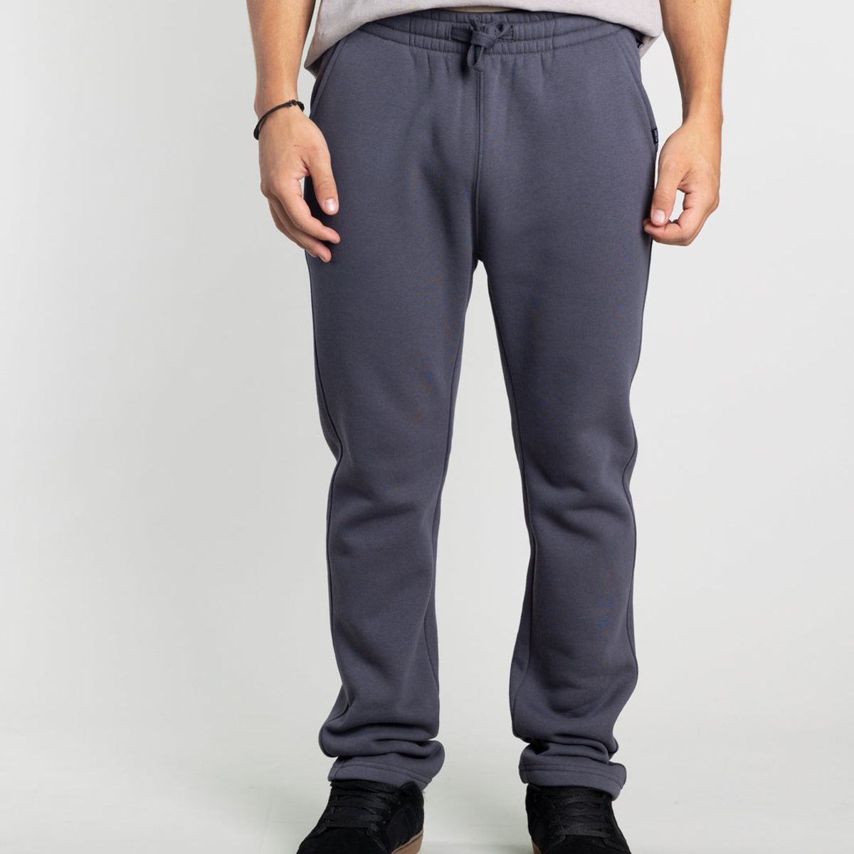 POLEMIC - Jogger franela Juvenil corte Recto Azul Polemic