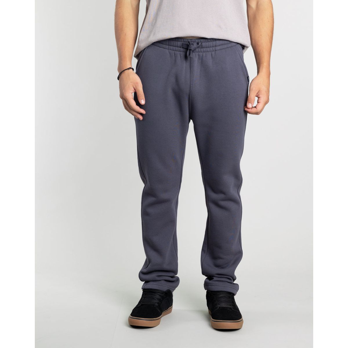 POLEMIC - Jogger franela Juvenil corte Recto Azul Polemic