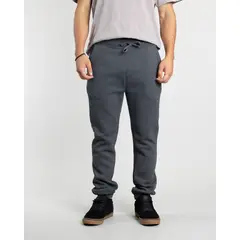 POLEMIC - Jogger franela Juvenil con puños Gris
