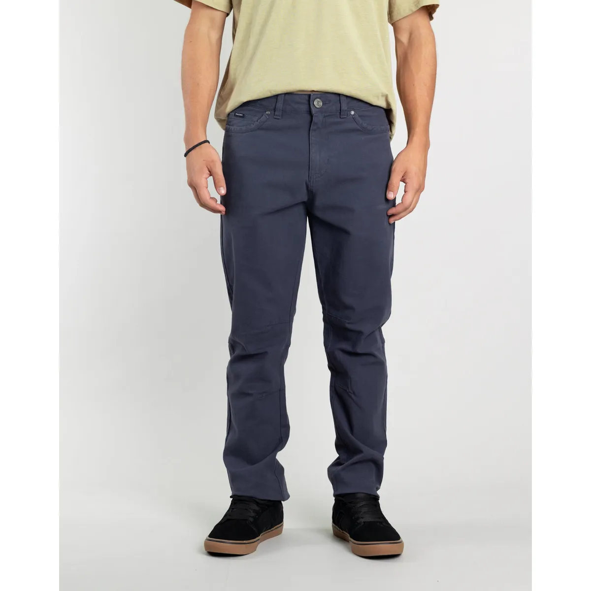 POLEMIC - Pantalon Juvenil Canvas procesado Azul Polemic