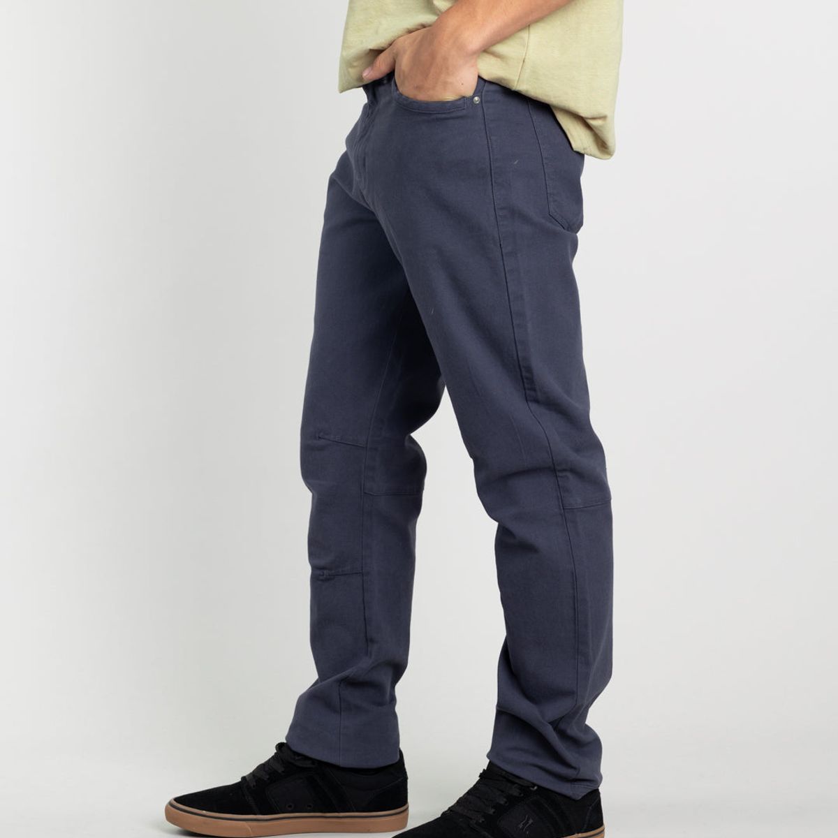POLEMIC - Pantalon Juvenil Canvas procesado Azul Polemic